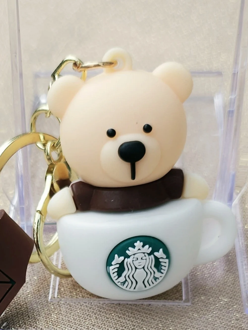 Starbucks Adorable 3D Bearista & Coffee Cup Keychains – You Pick! ☕